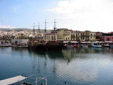 Der Hafen von Rethymnon